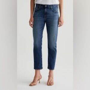 Ag Adriano Goldschmied Aged Ex boyfriend Slim Dark Blue Ankle Jeans Sz 32R